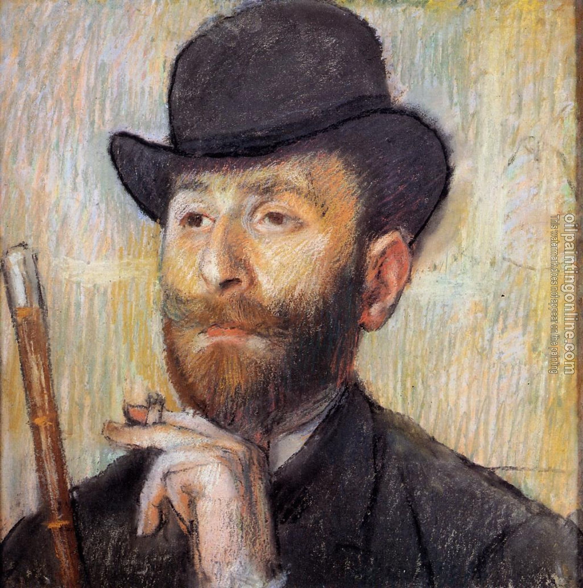Degas, Edgar - Portrait of Zacherie Zacharian